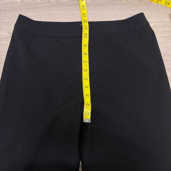 Lafayette 148 Black Tailored Wool Blend Pants Sz 10 Tall Classic Dress Pants - Picture 7 of 9